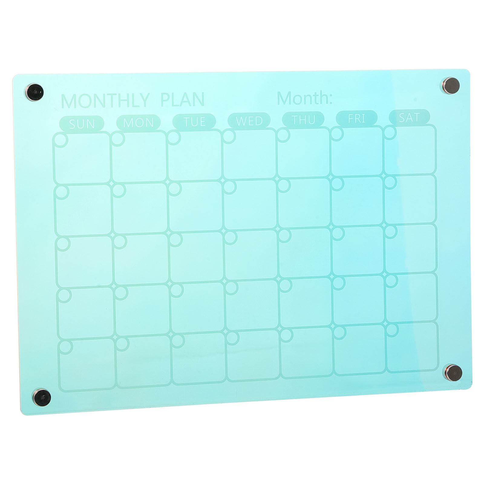 Magnetic Calendar Board - Magnetic Acrylic Dry Erase Board Monthly