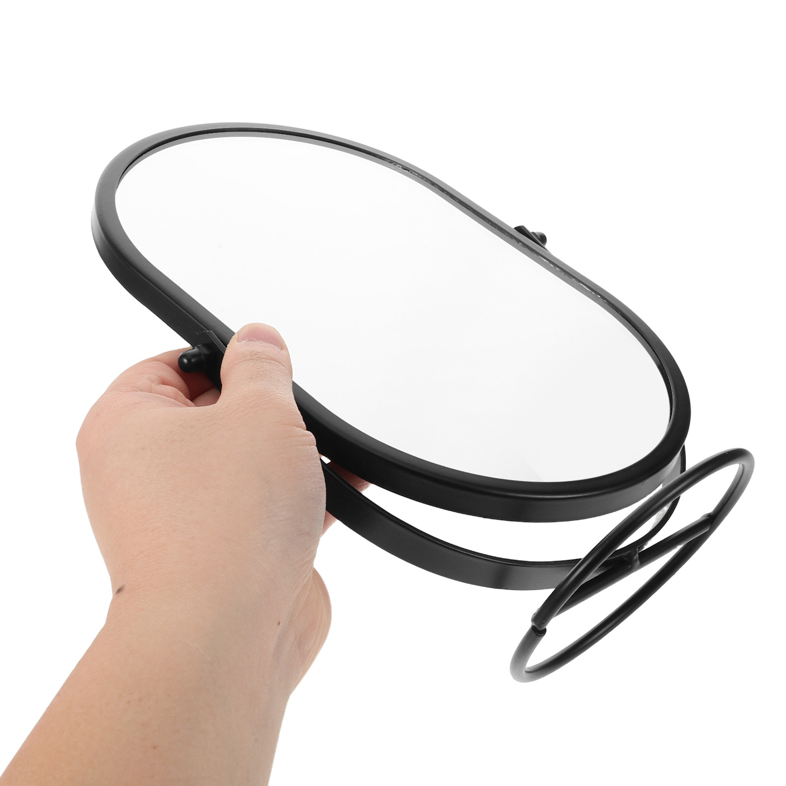 Standing Desk Electric - Vanity Desk Swivel Black Oval Makeup
