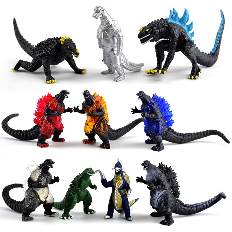 10pcs/set Godzilla Movie Perip - Home Office Kit 评论和价格