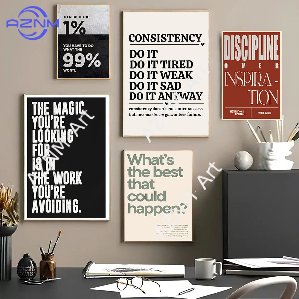 Minimalist Motivational Quotes - Home Office Inspiration 评论和价格