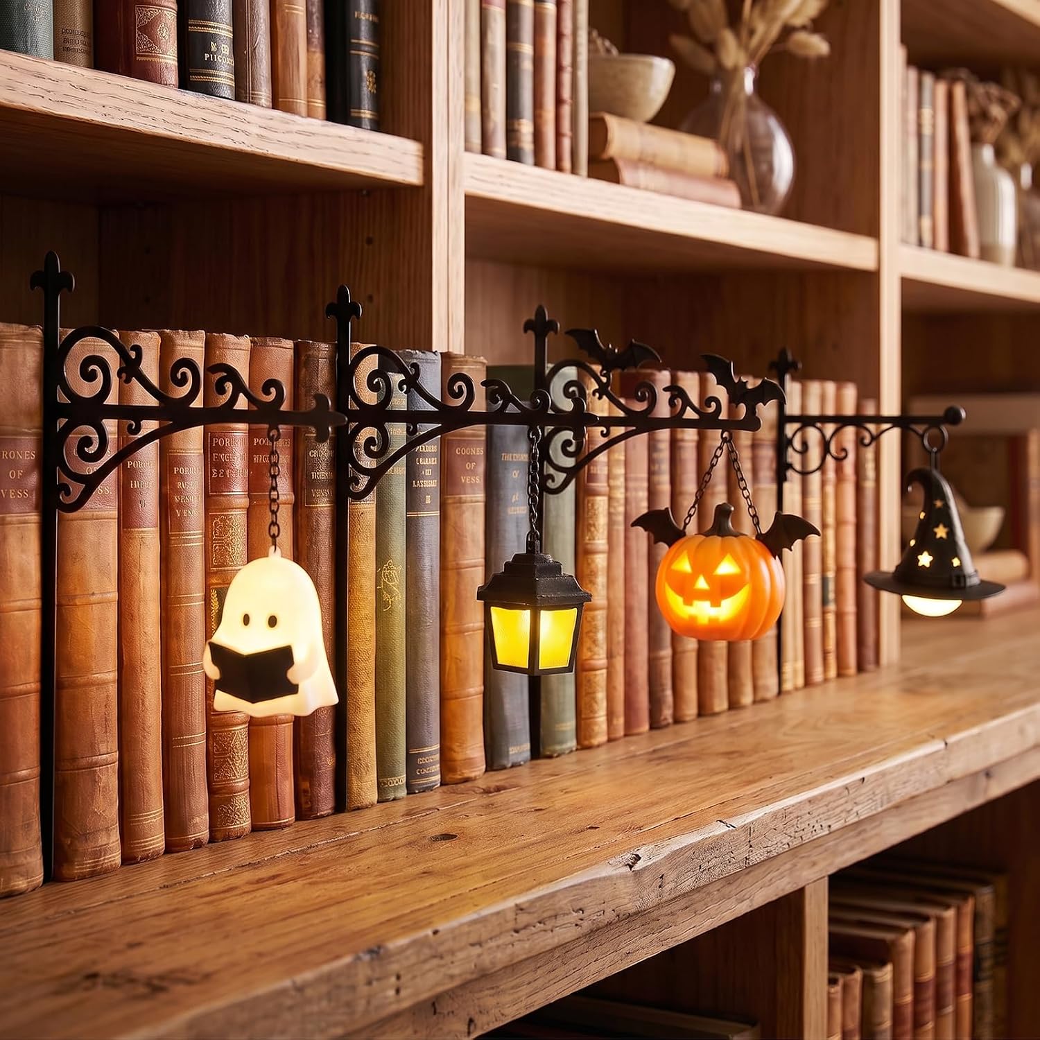 Library Lantern-Decorative Boo - Home Office Bookshelves 评论和价格