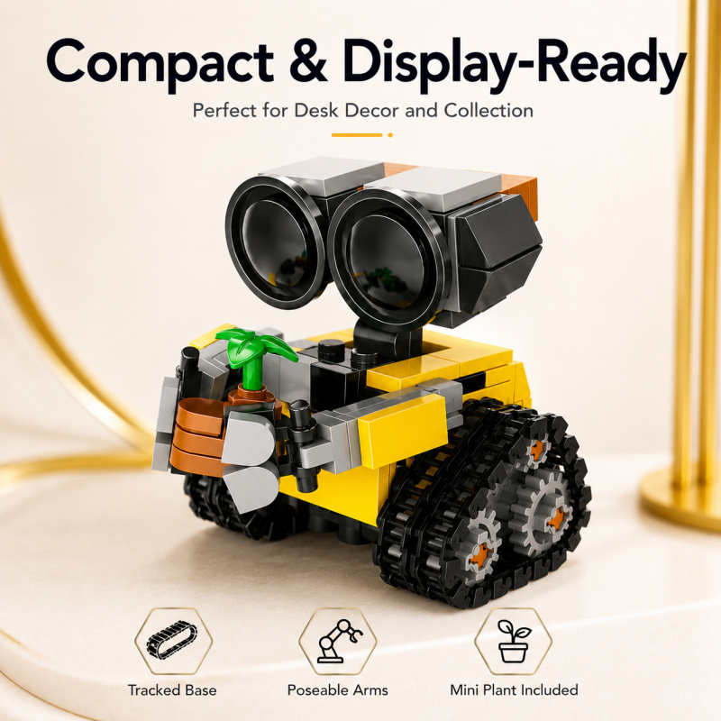 Mini Robot Building Blocks Set - Home Office Kit 评论和价格