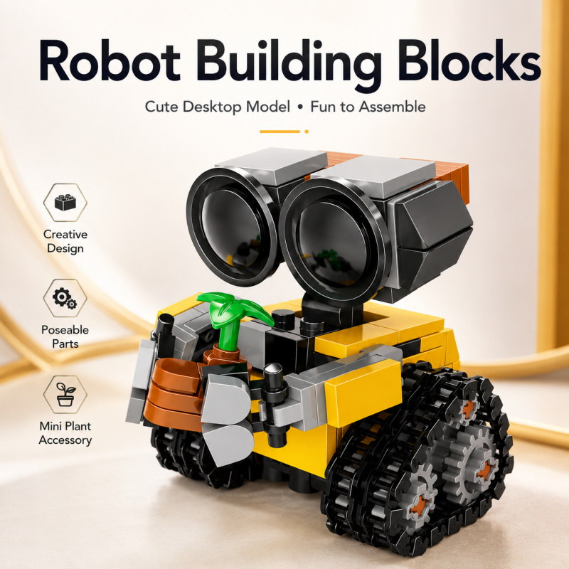 Mini Robot Building Blocks Set - Home Office Kit 评论和价格