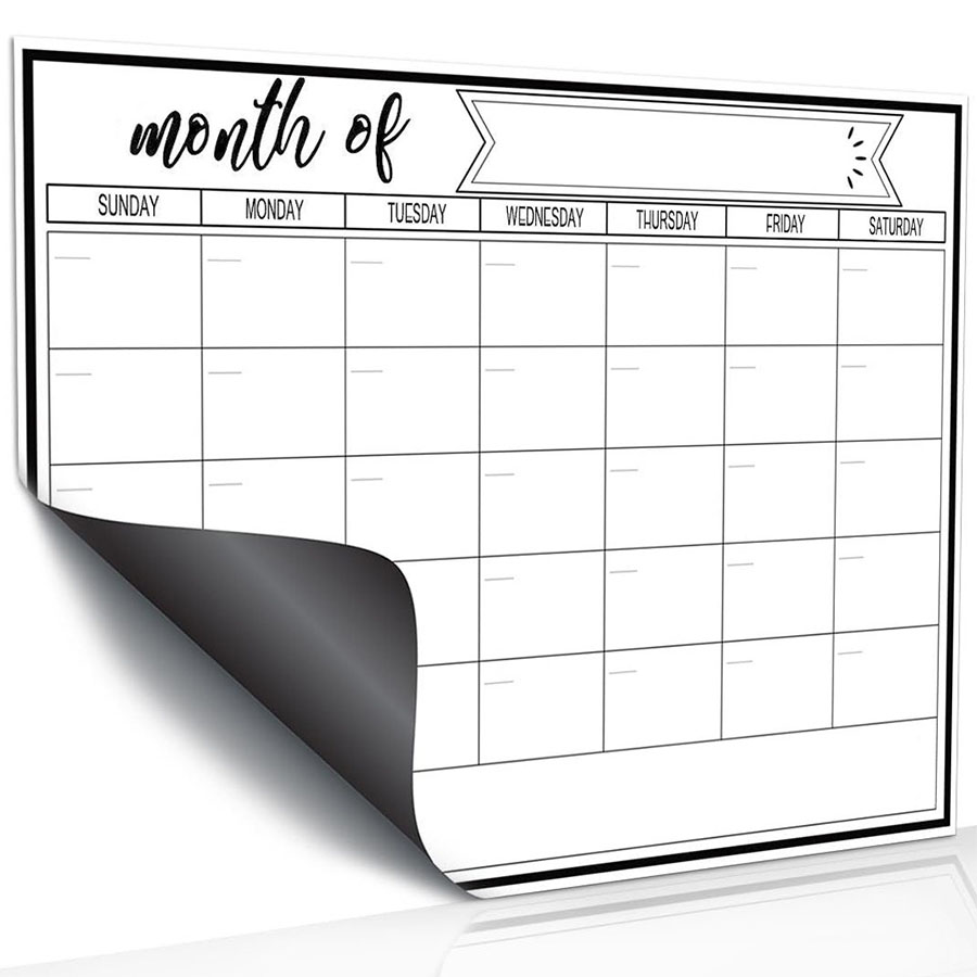 Fridge Magnetic Whiteboard Sti - Magnetic Calendar Board 评论和价格