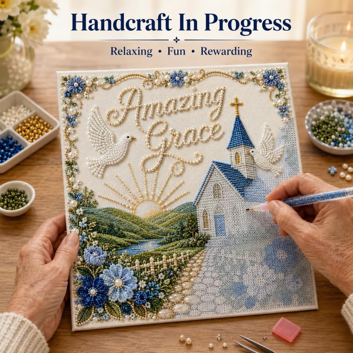 Sacred Hymn Pearl Art Kit Coll - Home Office Inspiration 评论和价格