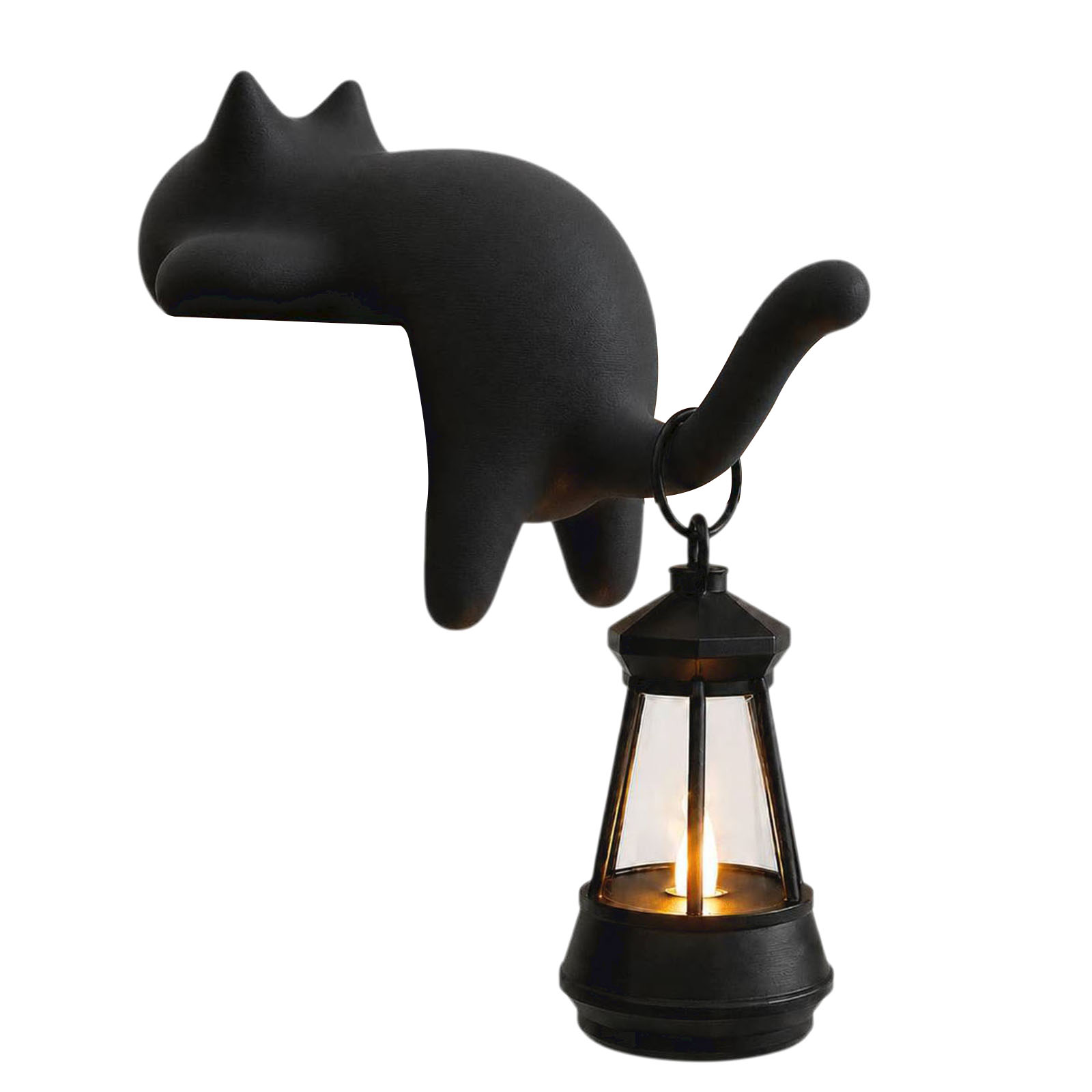 Cat Shaped Lantern Lamp 3D Pri - Home Office Bookshelves 评论和价格