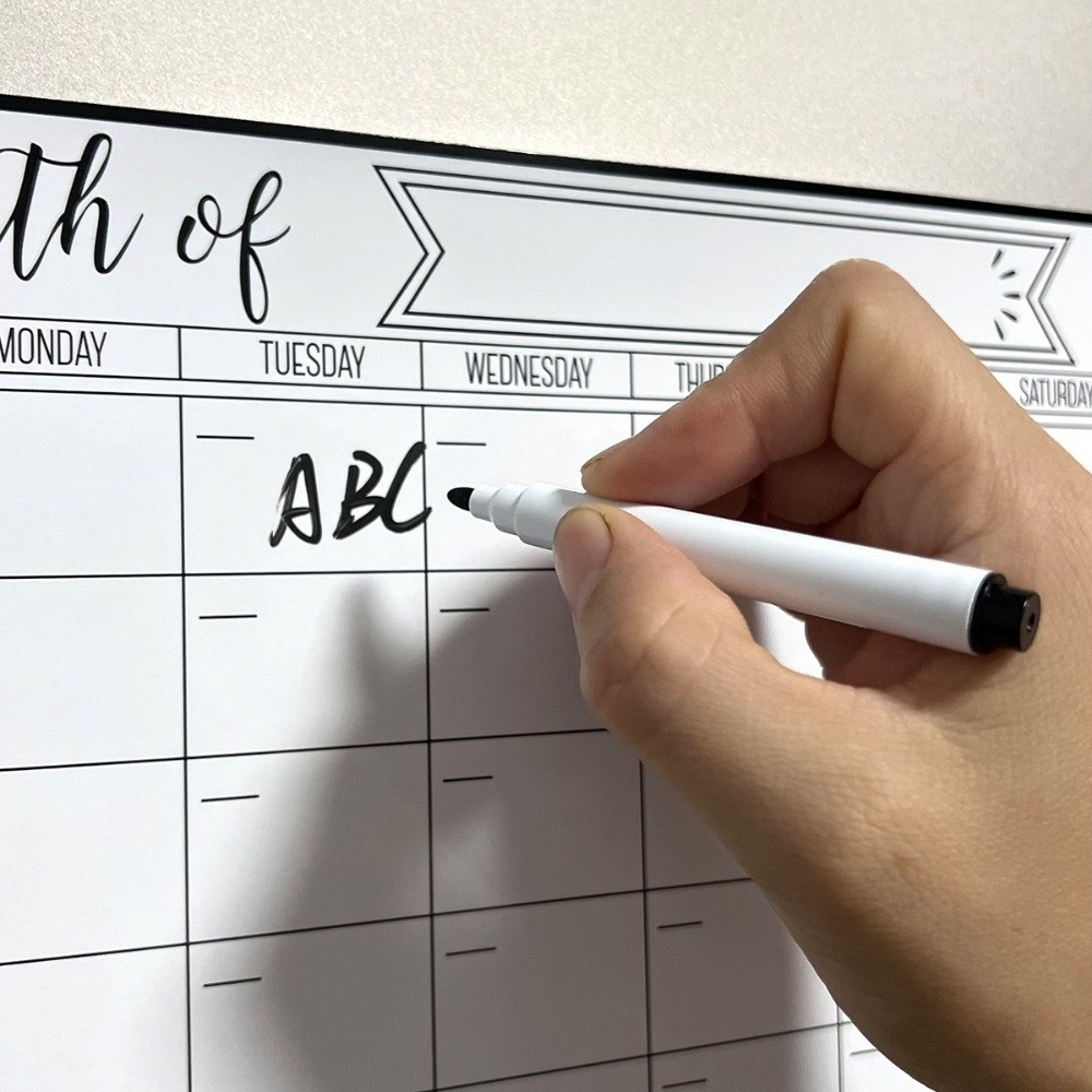 New Magnetic Dry Erase Calenda - Magnetic Calendar Board 评论和价格