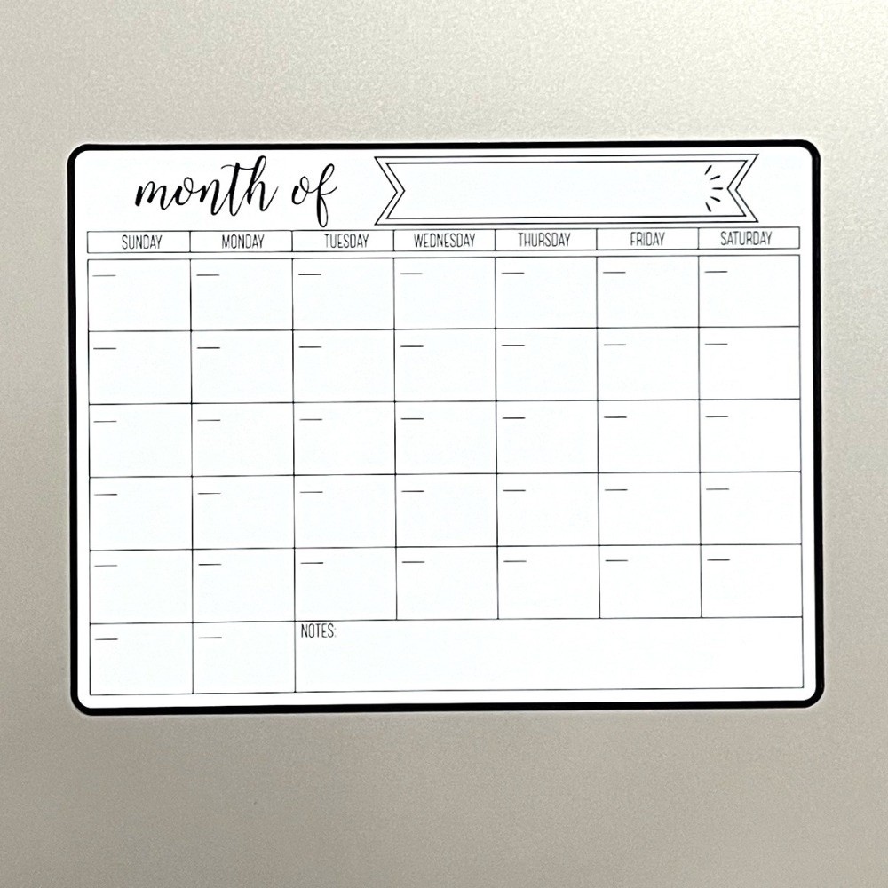 New Magnetic Dry Erase Calenda - Magnetic Calendar Board 评论和价格