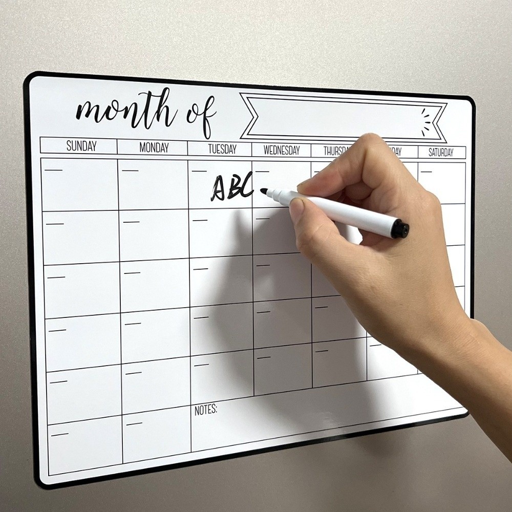 Portable Magnetic Dry Erase Ca - Magnetic Calendar Board 评论和价格