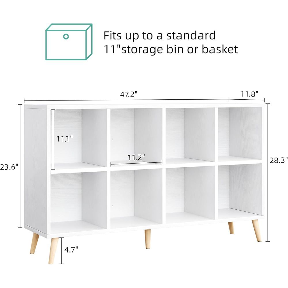 2 Tier Wooden Bookshelf with L - Home Office Bookshelves 评论和价格