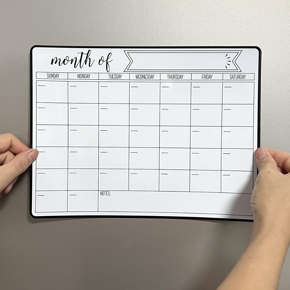 New Magnetic Dry Erase Calenda - Magnetic Calendar Board 评论和价格
