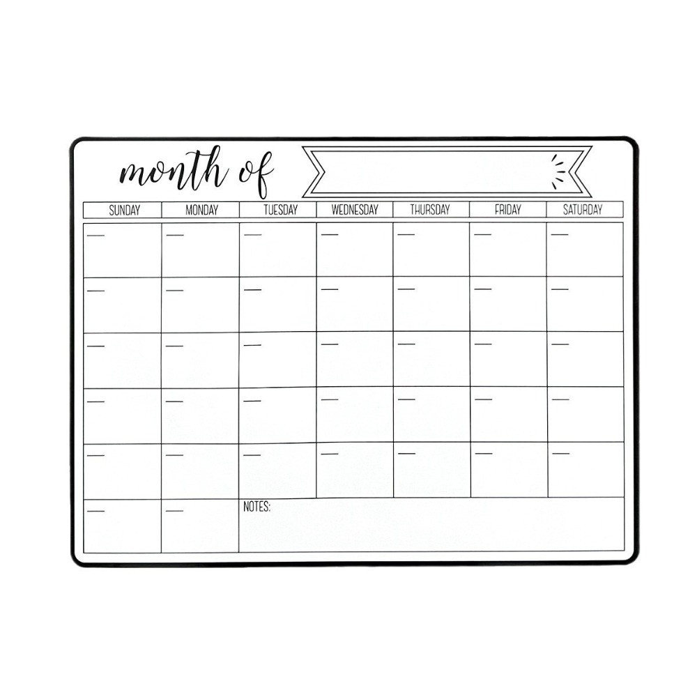 New Magnetic Dry Erase Calenda - Magnetic Calendar Board 评论和价格