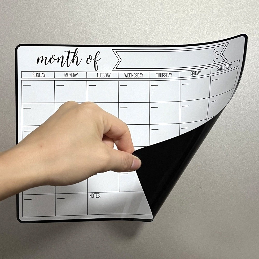 New Magnetic Dry Erase Calenda - Magnetic Calendar Board 评论和价格