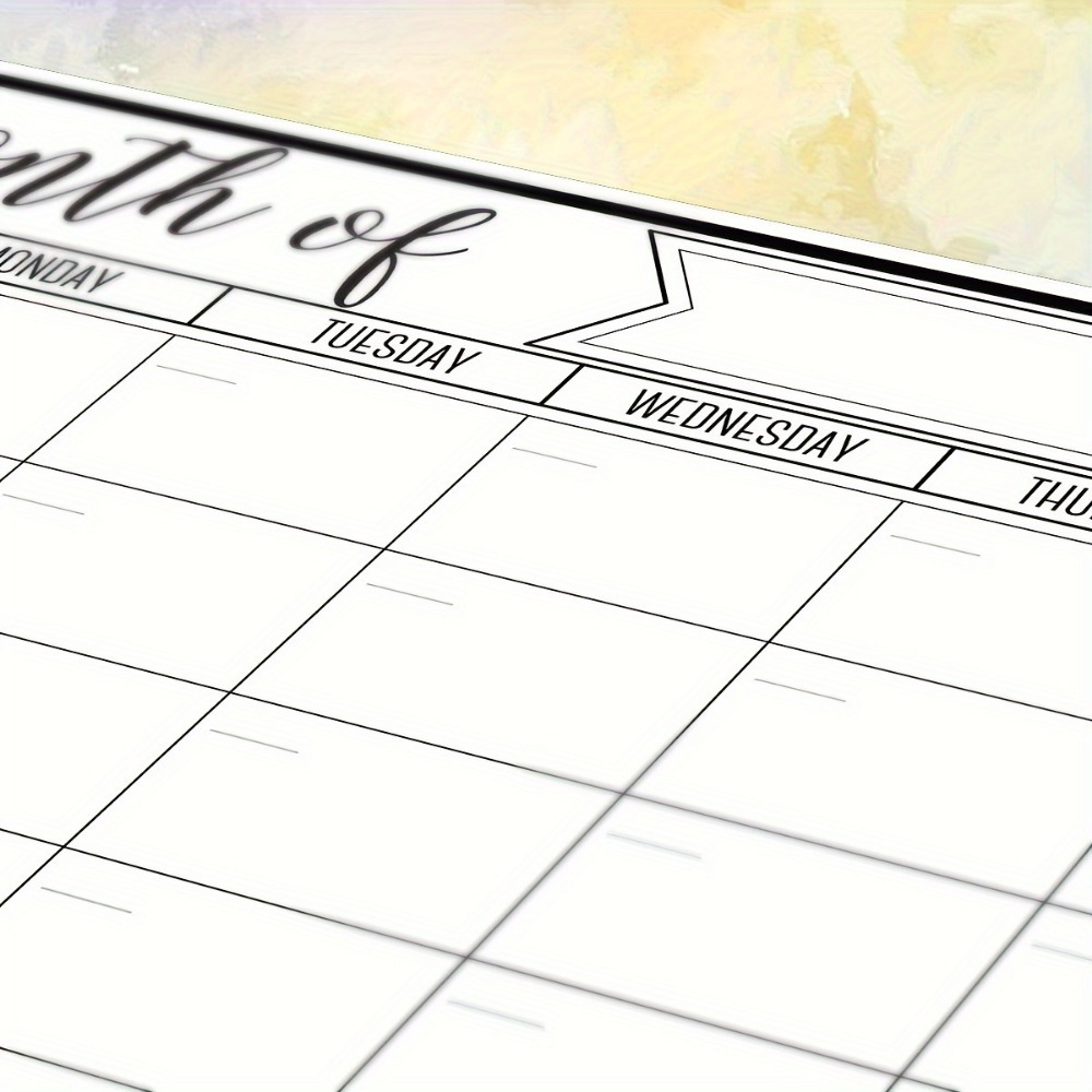 1Pc Magnetic Dry Erase Calenda - Magnetic Calendar Board 评论和价格
