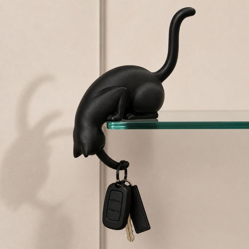 3D Printed Cat-Shaped Wall Hoo - Home Office Bookshelves 评论和价格