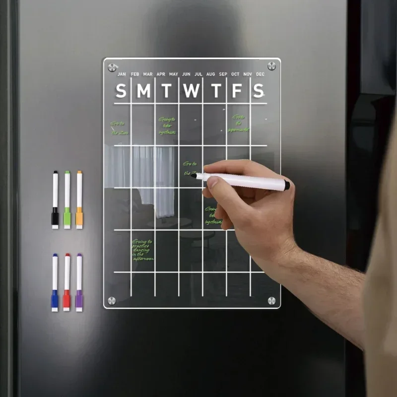Fridge Magnet Sticker Clear Ac - Magnetic Calendar Board 评论和价格
