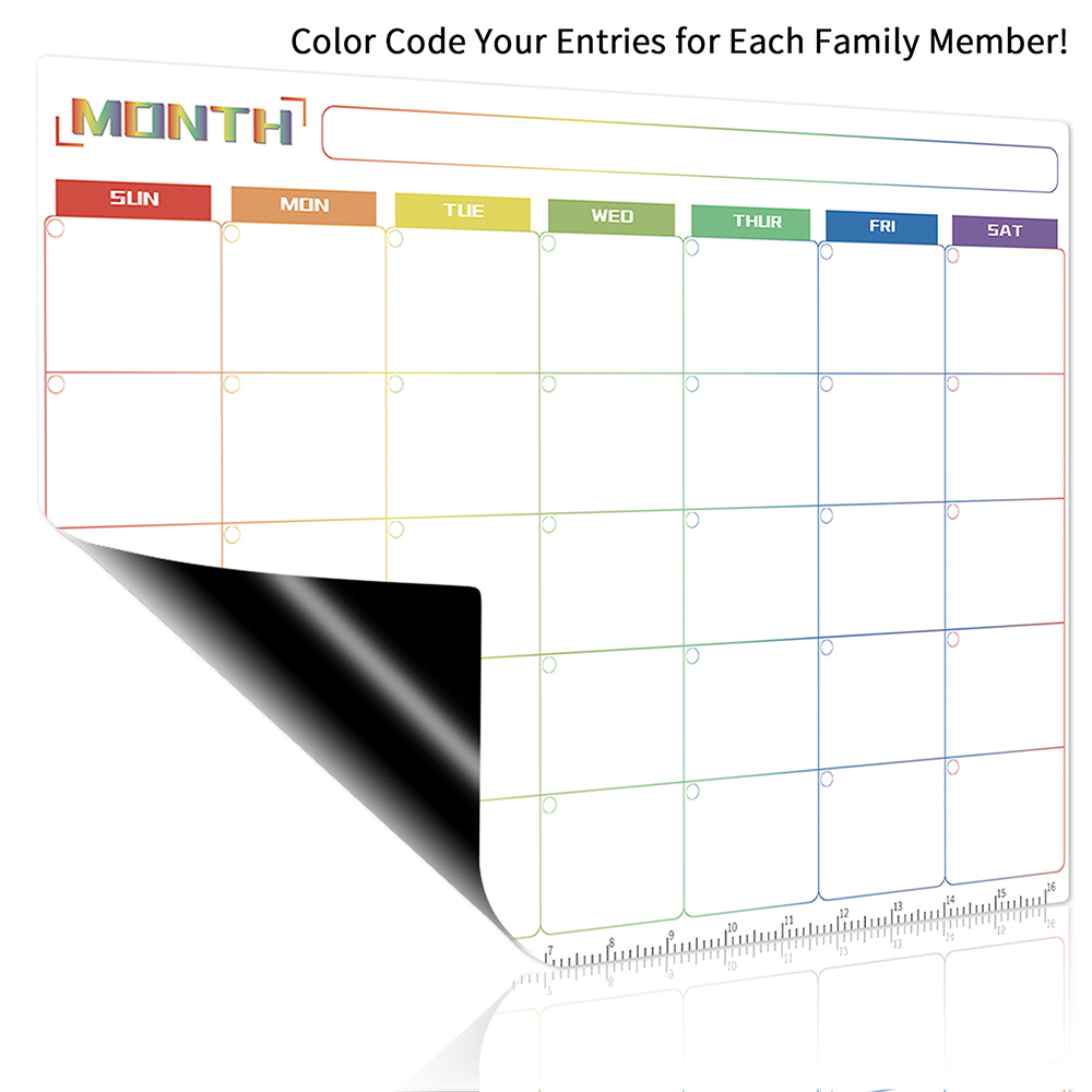Magnetic Dry Erase Board Reusa - Magnetic Calendar Board 评论和价格