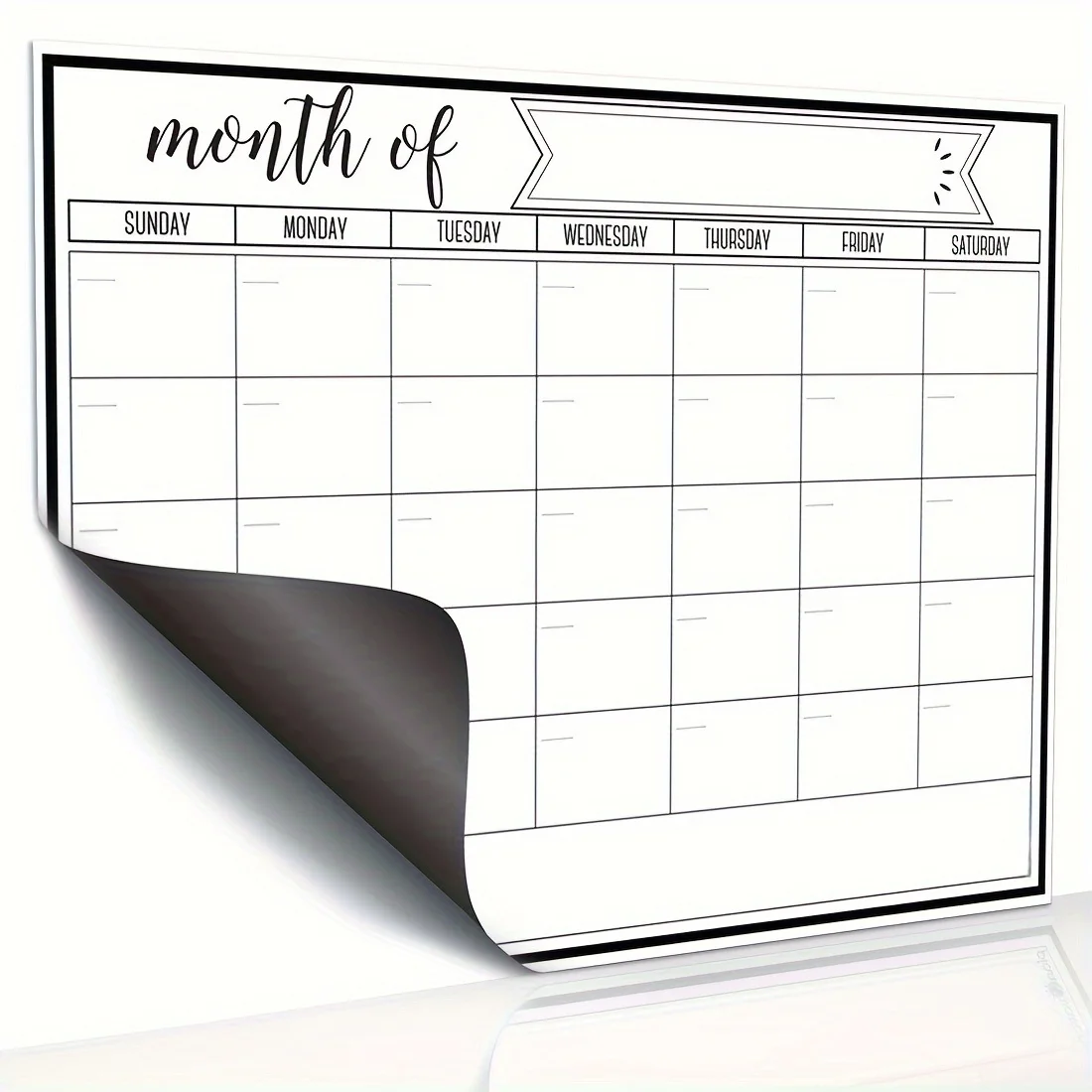 Magnetic Monthly Calendar Whit - Magnetic Calendar Board 评论和价格