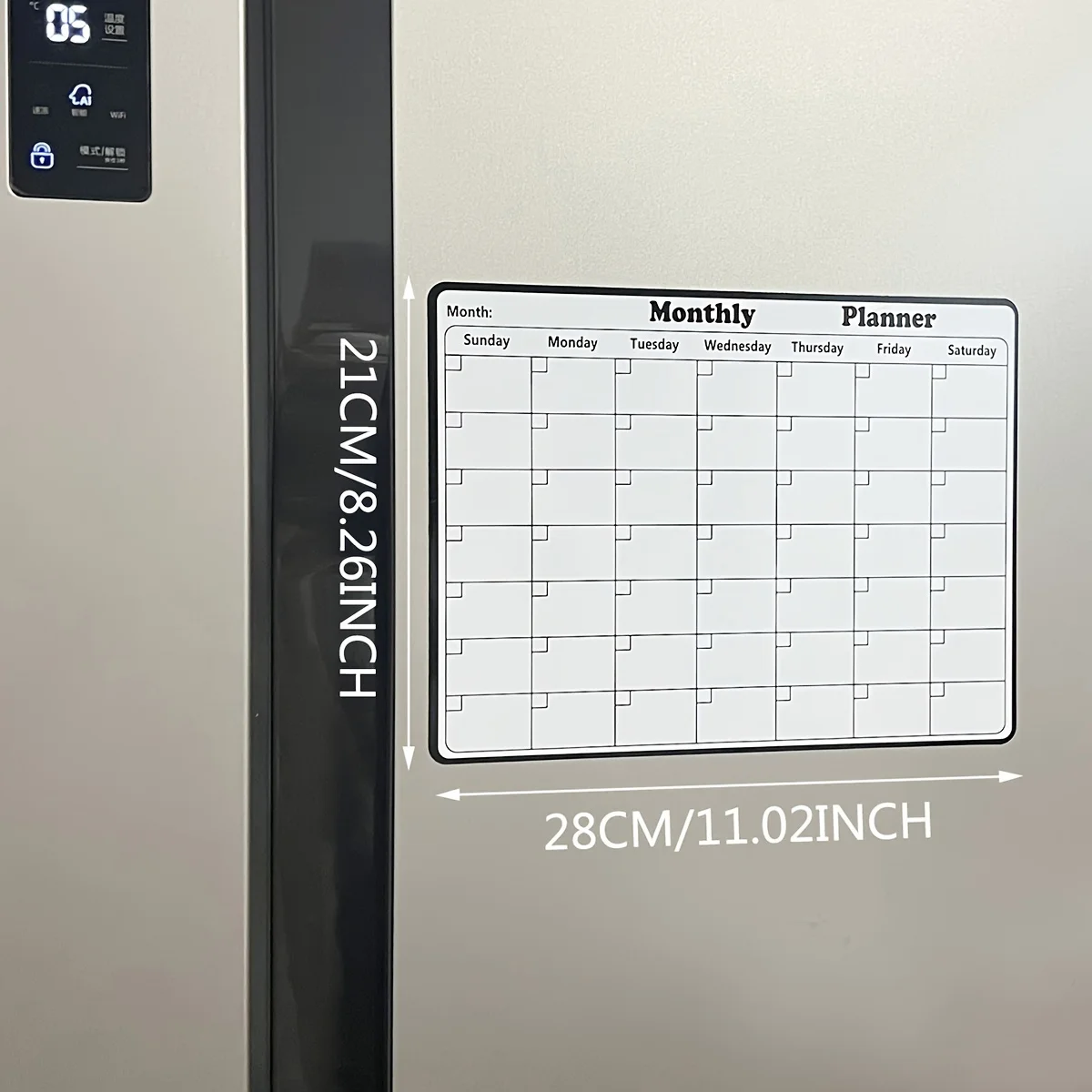 1pc Magnetic Refrigerator Eras - Magnetic Calendar Board 评论和价格