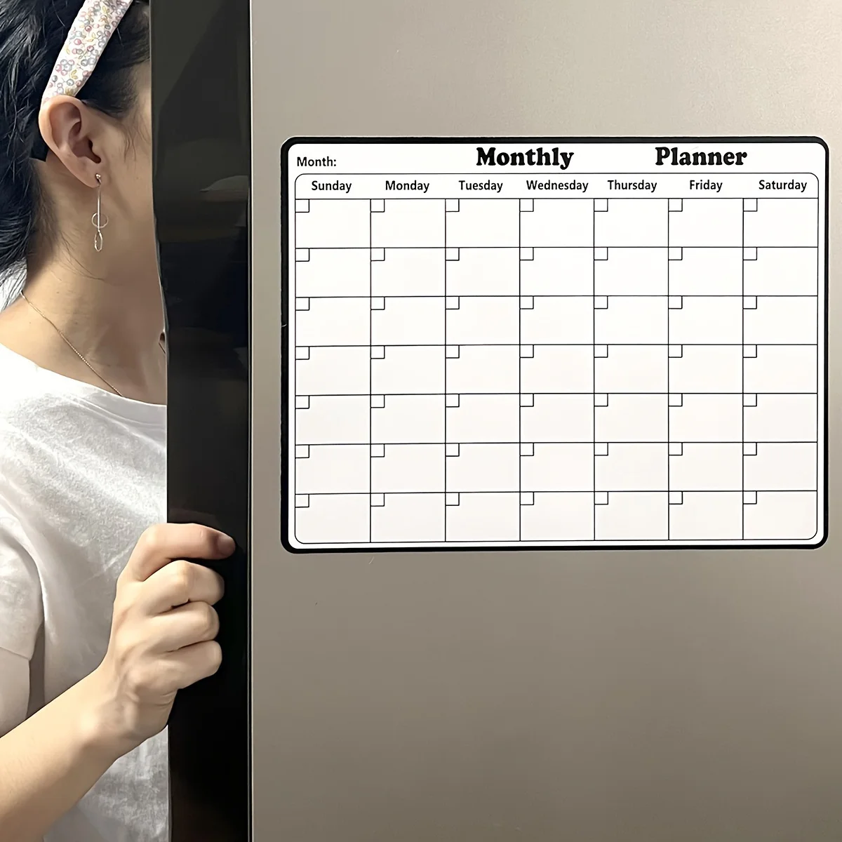 1pc Magnetic Refrigerator Eras - Magnetic Calendar Board 评论和价格