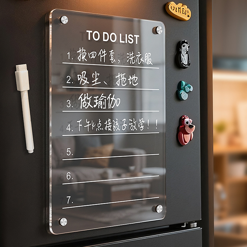 Fashion Acrylic Refrigerator M - Magnetic Calendar Board 评论和价格