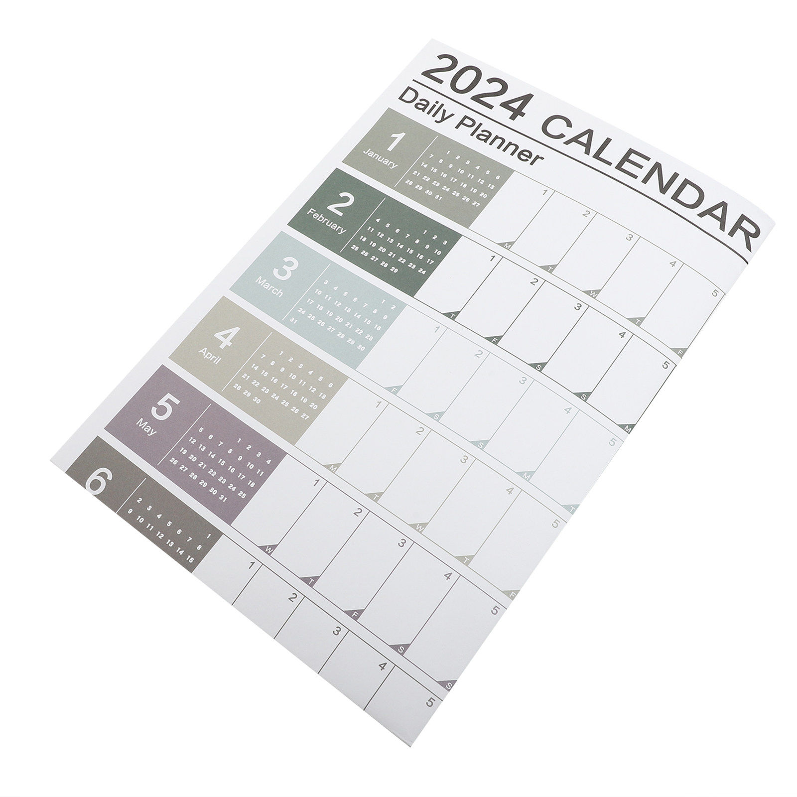 1Set Yearly Wall Hanging Calen - Home Office 2024 评论和价格