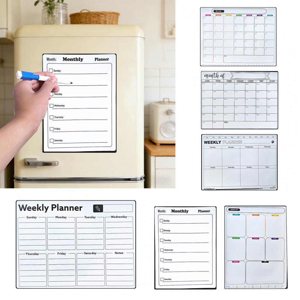 Magnetic Dry Erase Whiteboard  - Magnetic Calendar Board 评论和价格