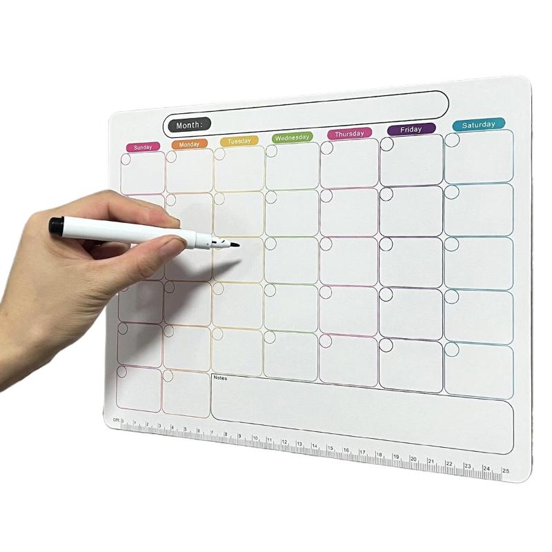 Hot Sale Board Magnetic Refrig - Magnetic Calendar Board 评论和价格