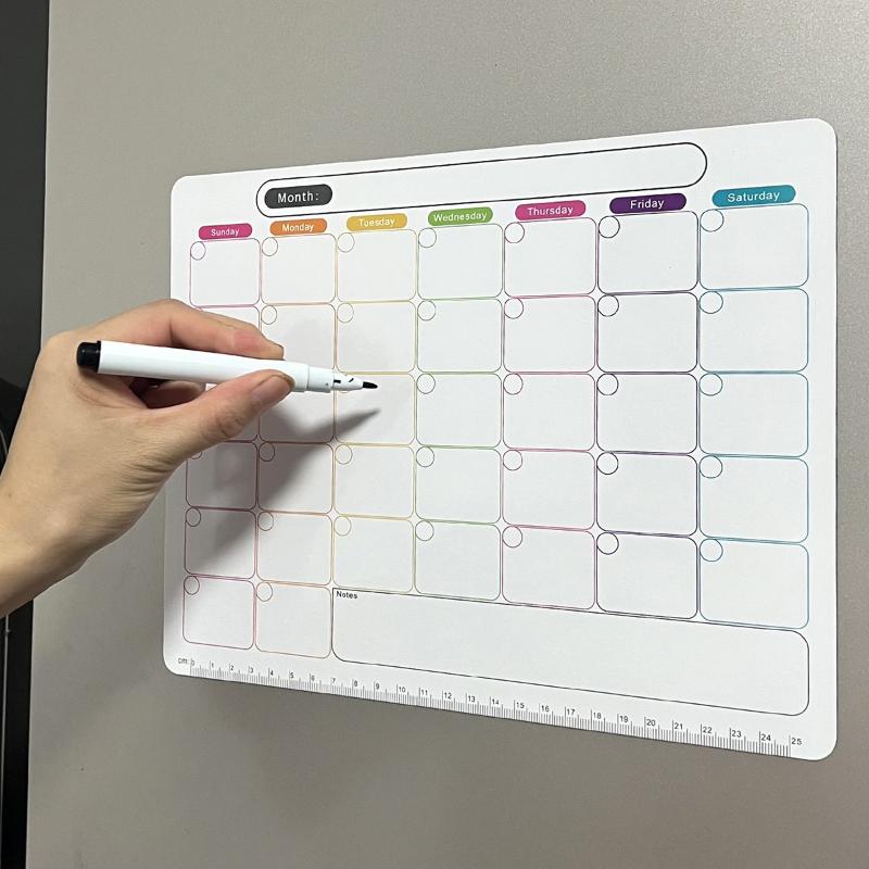 Hot Sale Board Magnetic Refrig - Magnetic Calendar Board 评论和价格