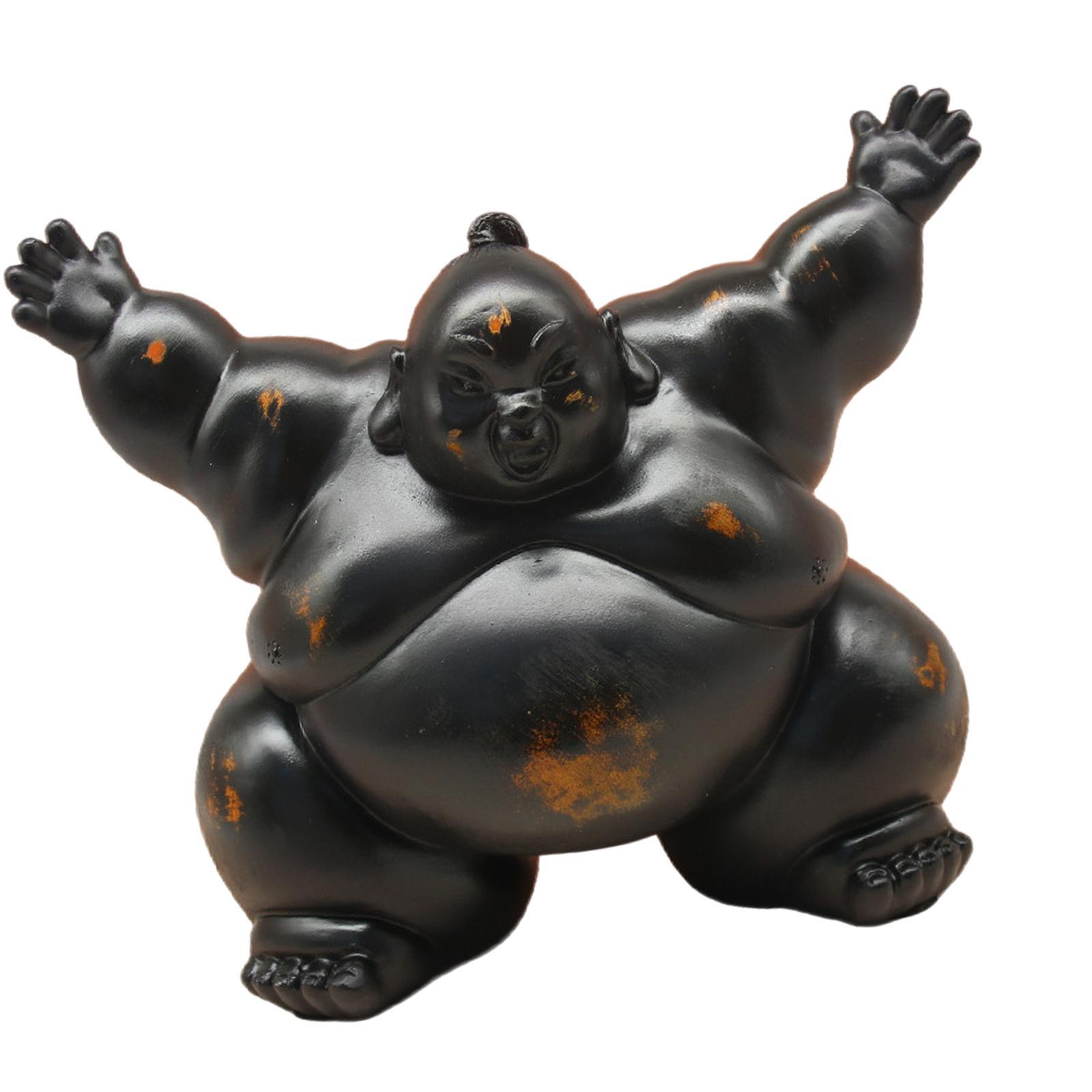 Sumo Statue Housewarming Gift  - Home Office Bookshelves 评论和价格