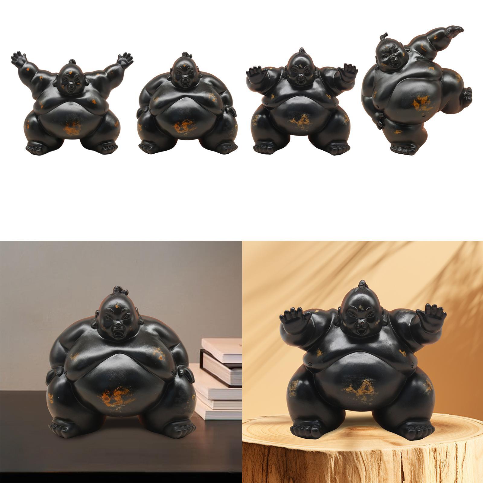 Sumo Statue Housewarming Gift  - Home Office Bookshelves 评论和价格