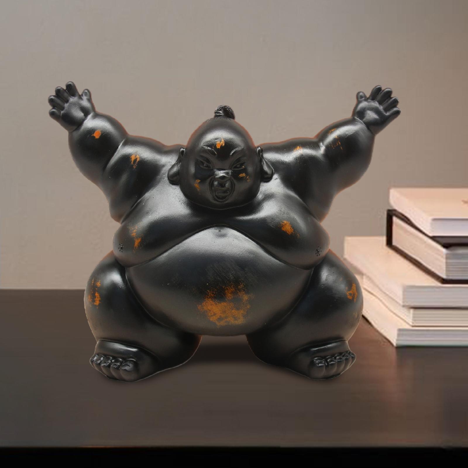 Sumo Statue Housewarming Gift  - Home Office Bookshelves 评论和价格