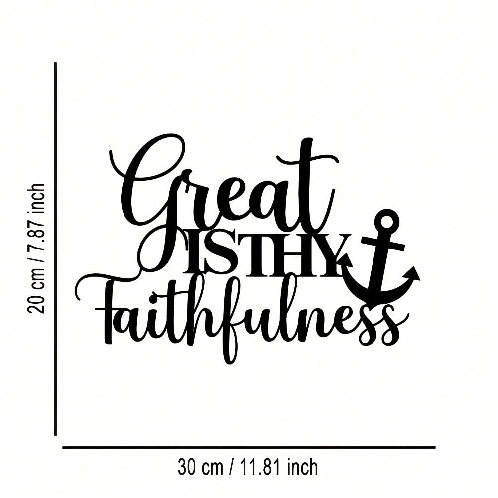 CIFBUY Metal Wall Art Faith in - Home Office Inspiration 评论和价格