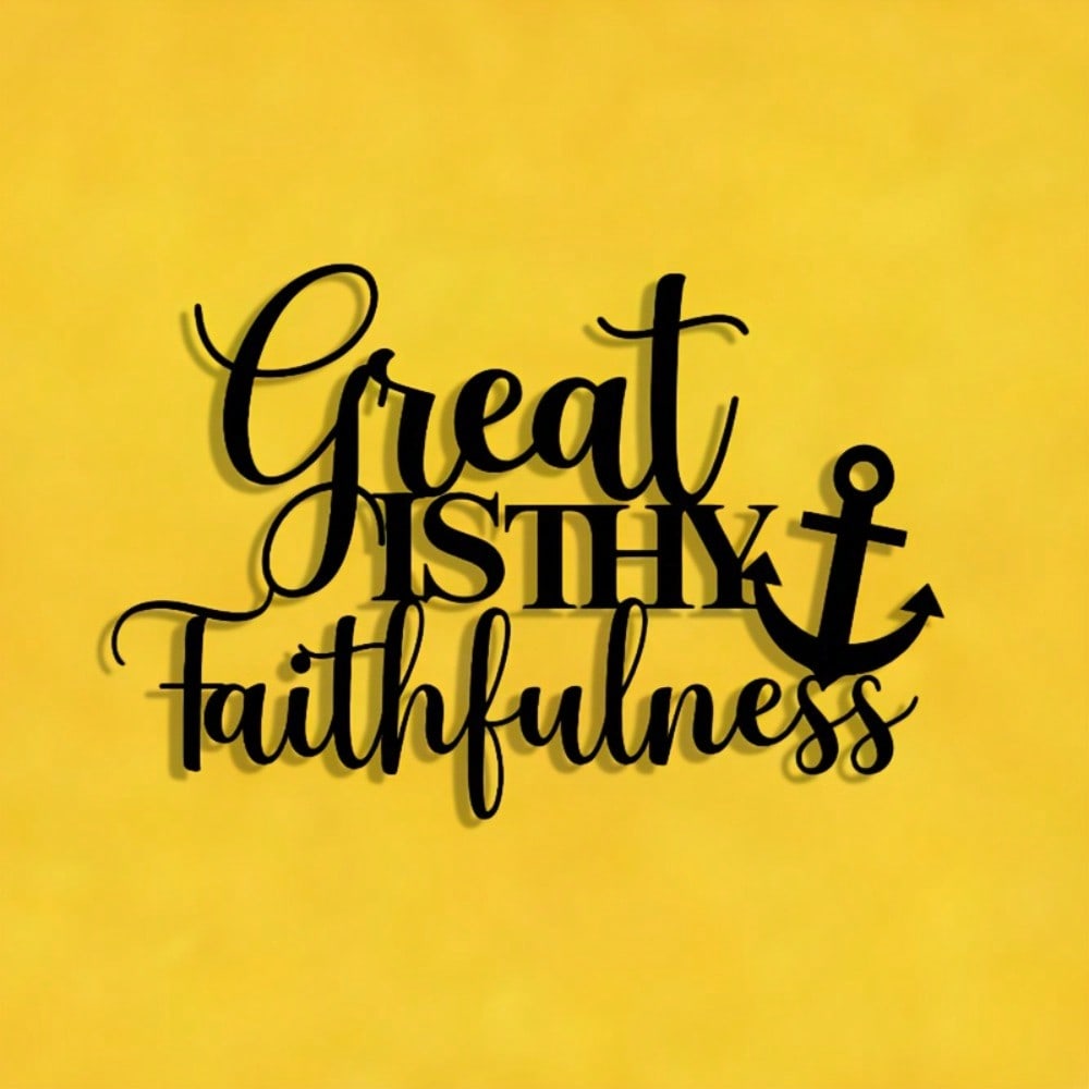 CIFBUY Metal Wall Art Faith in - Home Office Inspiration 评论和价格