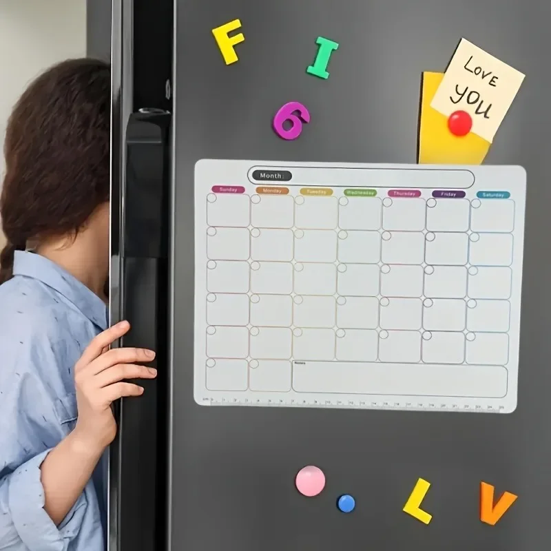 A Refrigerator Magnet ,Monthly - Magnetic Calendar Board 评论和价格